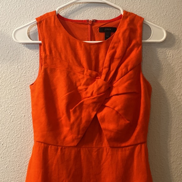J. Crew red midi dress size 00P - Picture 2 of 5